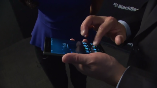 黑莓CEO親自演示BlackBerry Priv