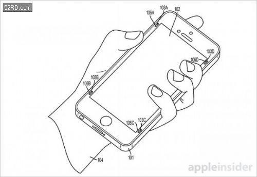 手機跌落時 屏幕能自動伸出保護片