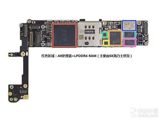 iPhone6s其實也采用了LPDDR4RAM