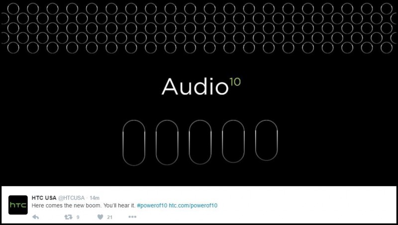 HTC高調(diào)宣稱HTC 10擁有最強(qiáng)勁Boom Sound音效
