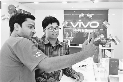 中國智能手機(jī)拓展印度市場(chǎng)