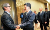 庫克再訪華受到深圳書記市長接待 要建研發(fā)中心