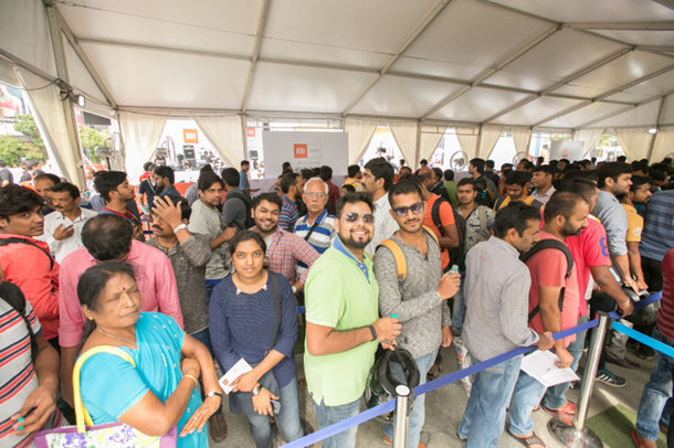 小米之家印度創(chuàng)造歷史記錄 1天賣了5000萬(wàn)盧比