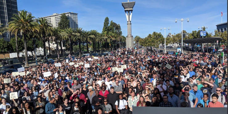 谷歌大罷工席卷全球 47個辦事處規(guī)模超歷史