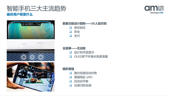艾邁斯半導(dǎo)體:助力智能手機(jī)三大主流趨勢(shì)不斷創(chuàng)新