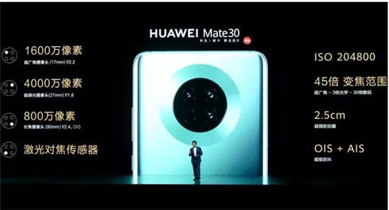 華為第二代5G手機(jī) Mate30系列國內(nèi)發(fā)布 售價(jià)3999元起